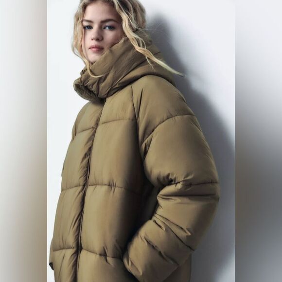 ZARA WATER AND WIND PROTECTION LONG ANORAK - Picture 4 of 13